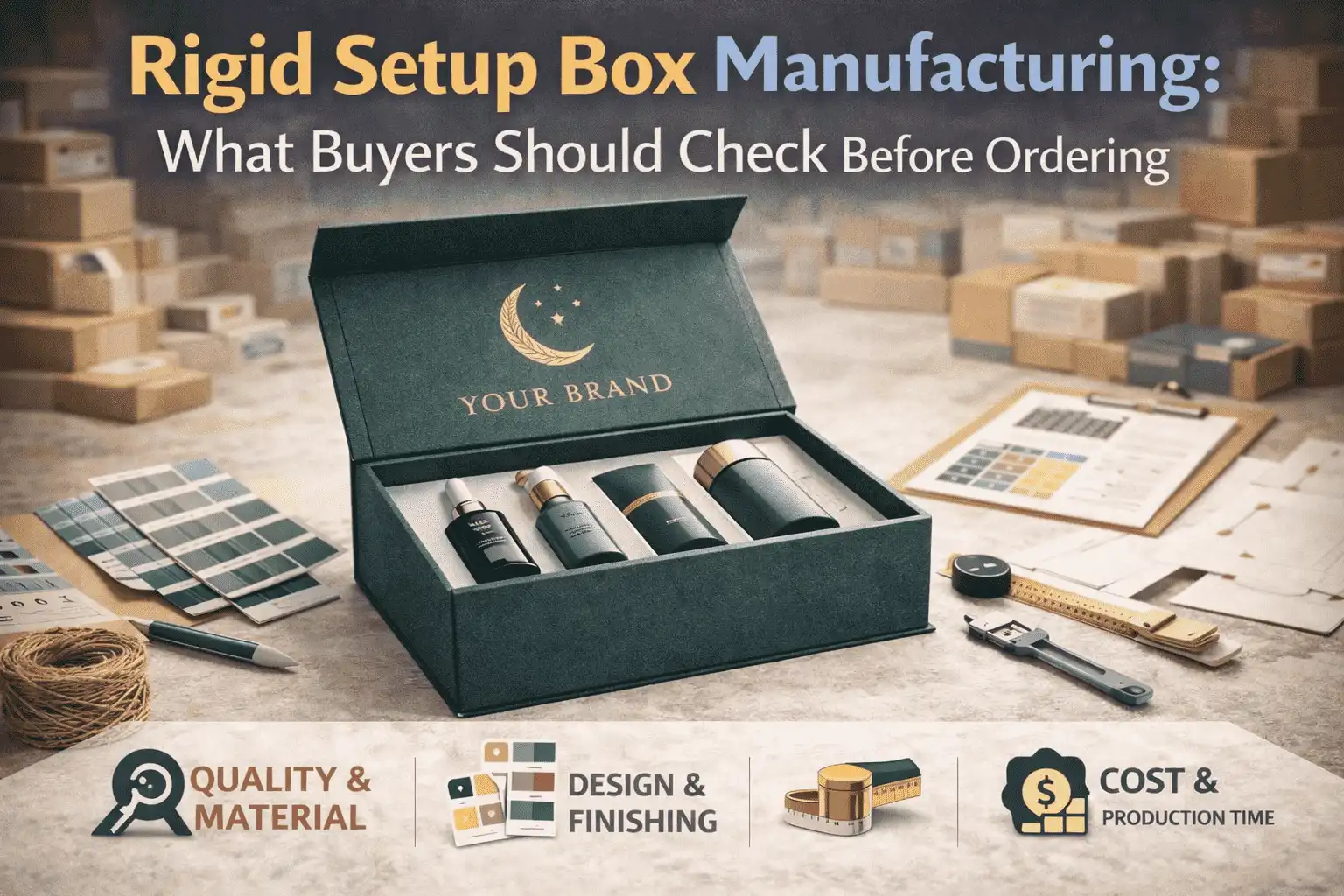 Rigid Setup Box Manufacturing: What Buyers Should Check Before Ordering